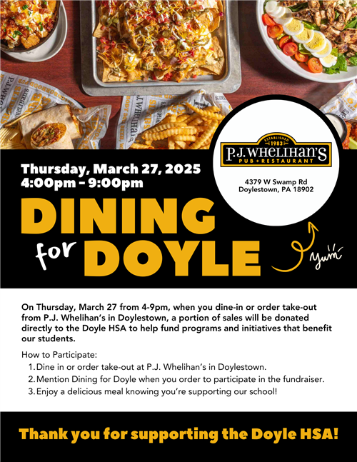 Dining for Doyle